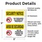 Signmission No Guns Allowed Bilingual OSHA Security Notice Sign, Vinyl Decal, 3.5in W x 5in L, 2PK OS-2PACK-SN-D-35-L-11612 - alternate 3